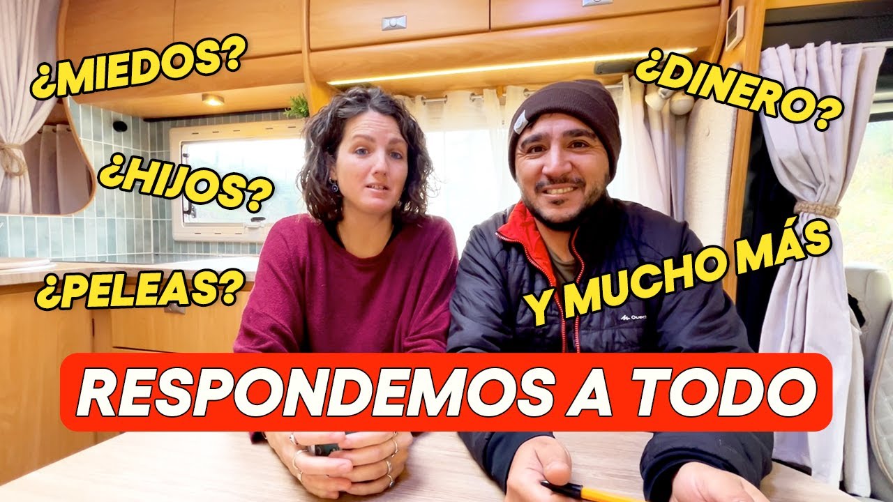 🚐⁉️Las 10 PREGUNTAS que MÁS nos HACEN por VIVIR VIAJANDO en AUTOCARAVANA🧐🌎
