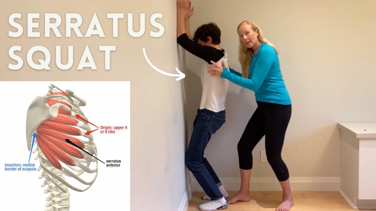 Standing Serratus Squat