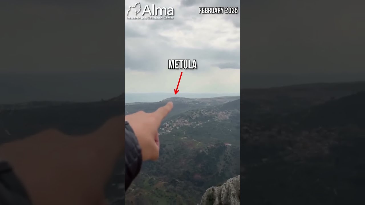 Feb 2025 video by a Lebanese resident on Beaufort Ridge&rsquo;s strategic value for observing Israel.