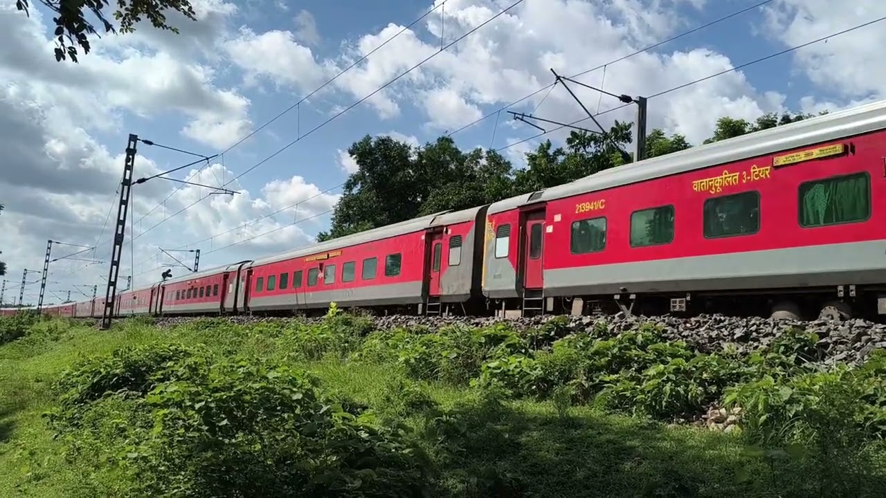 Rajdhani express, one of the most luxurious and premium train of India.