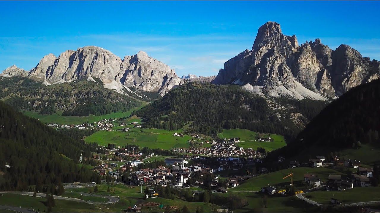 Scenic Hike from Corvara to Lago Boe, the Dolomites | 4K POV