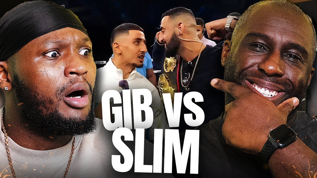 ЛЕОН И ВИДДАЛ РЕАКЦИЯ GIB против SLIM..