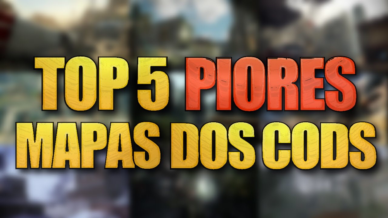 TOP 5 piores mapas de Multiplayer da história de Call of Duty