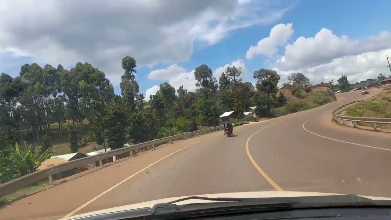 Driving in Eastern Uganda, my journey from Kenya to Uganda, cruising Mount Elgon, Kween District