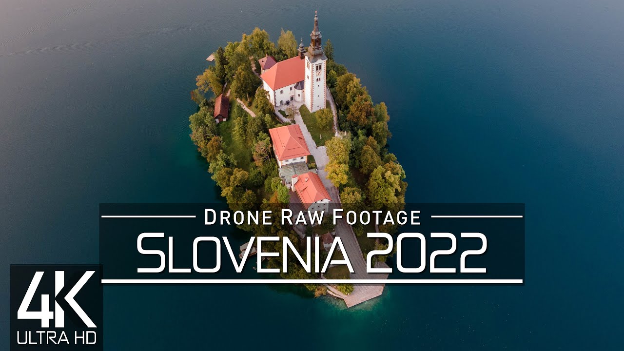 【4K】🇸🇮 Drone RAW Footage 🔥 This is SLOVENIA 2022 🔥 Ljubljana 🔥 Lake Bled & More🔥 UltraHD Stock