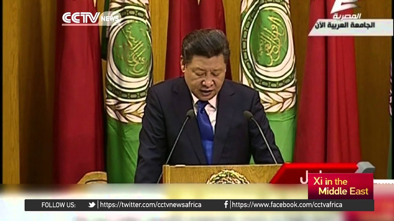 Xi Jinping delivers speech at Arab League headquarters