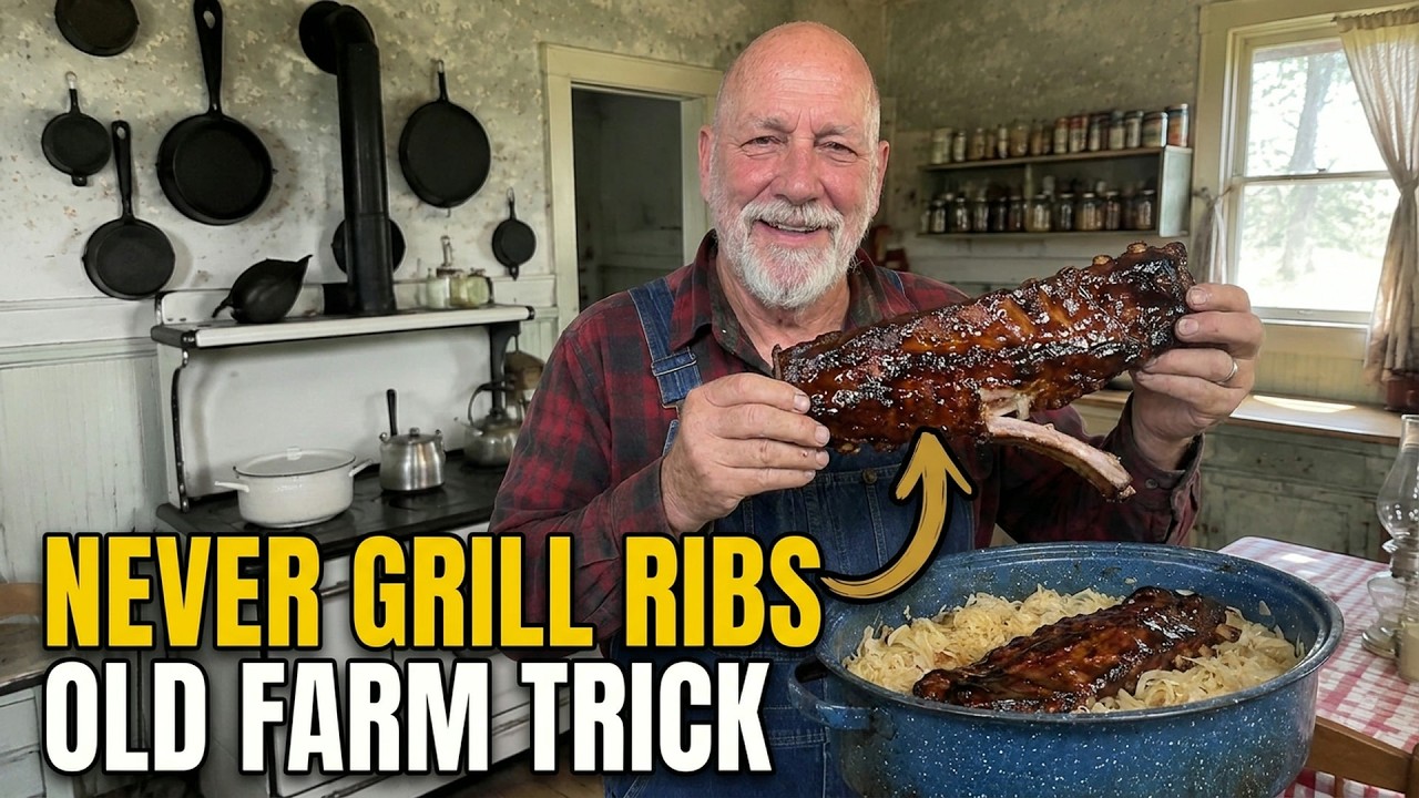 NEVER Grill Your Ribs Again &mdash; Try This Old FARM Trick