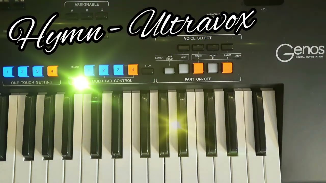 Hymn - Ultravox - Cover by Yamaha Genos Keyboard Disco Summer Music Hits