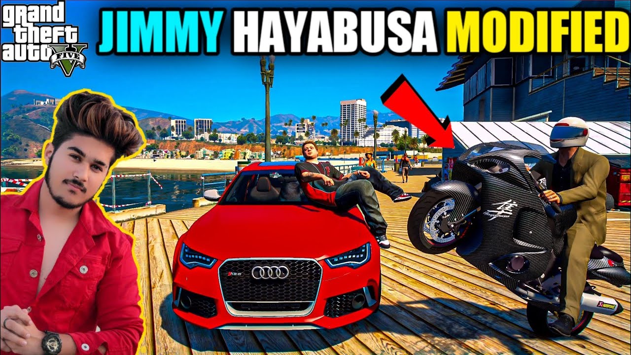 GTA 5: НОВАЯ МАШИНА ДЖИММИ УЖЕ ЗДЕСЬ И МОДИФИКАЦИЯ SUZUKI HAYABUSA TOP END OMG🔥