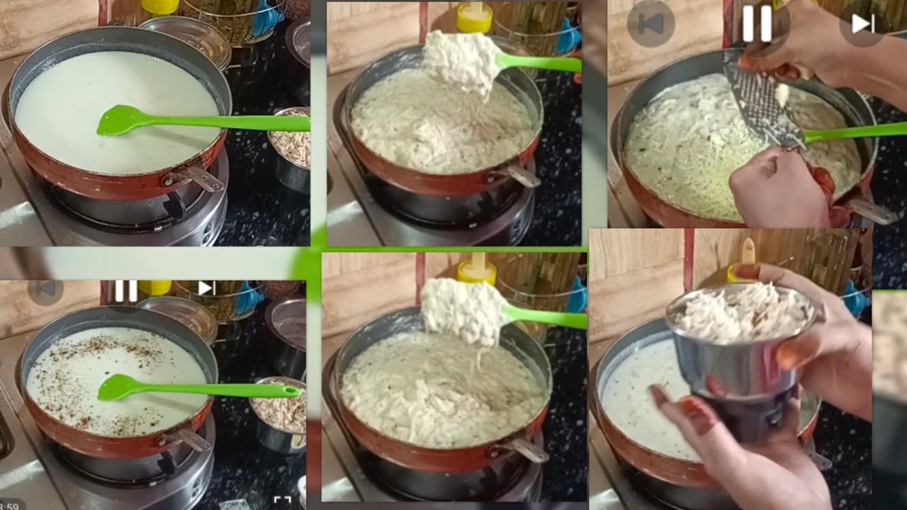 Asra's kitchen is live! Creamy white sauce chicken You can make samosa or kabab etc...