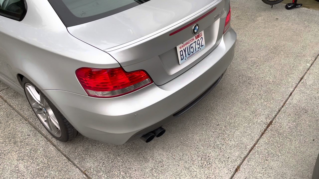 2011 135i n55 vrsf downpipe before and after