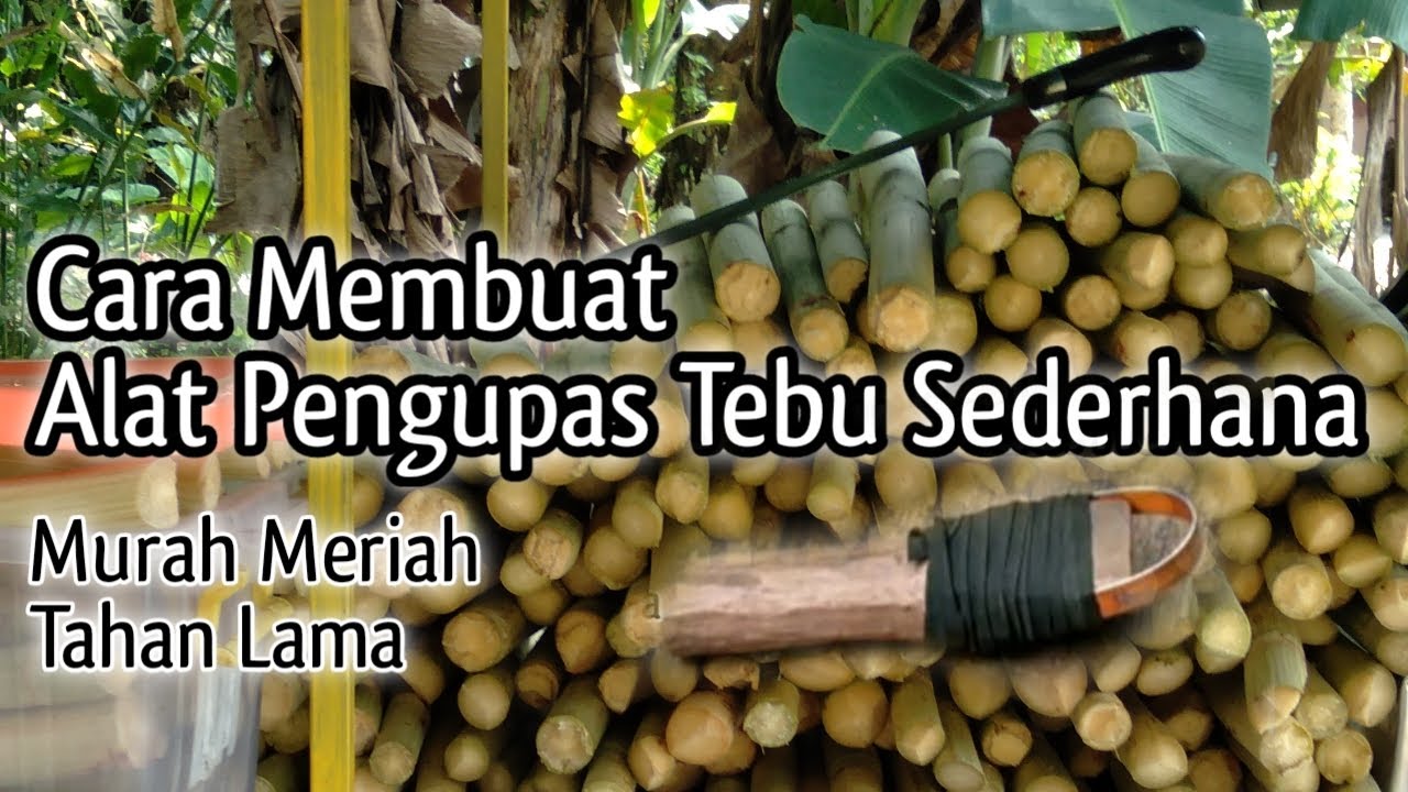 Proses Pembuatan Keruk Tebu Sederhana