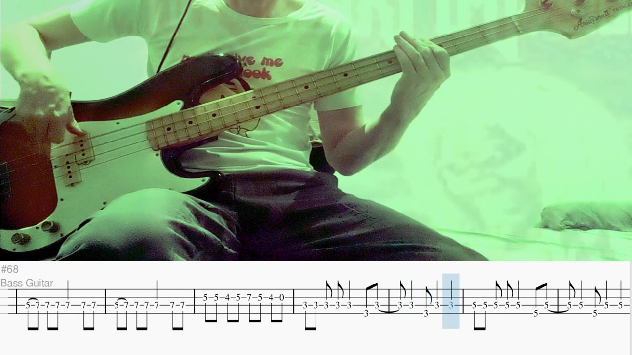 Iron Maiden - Wrathchild bass playalong with tab