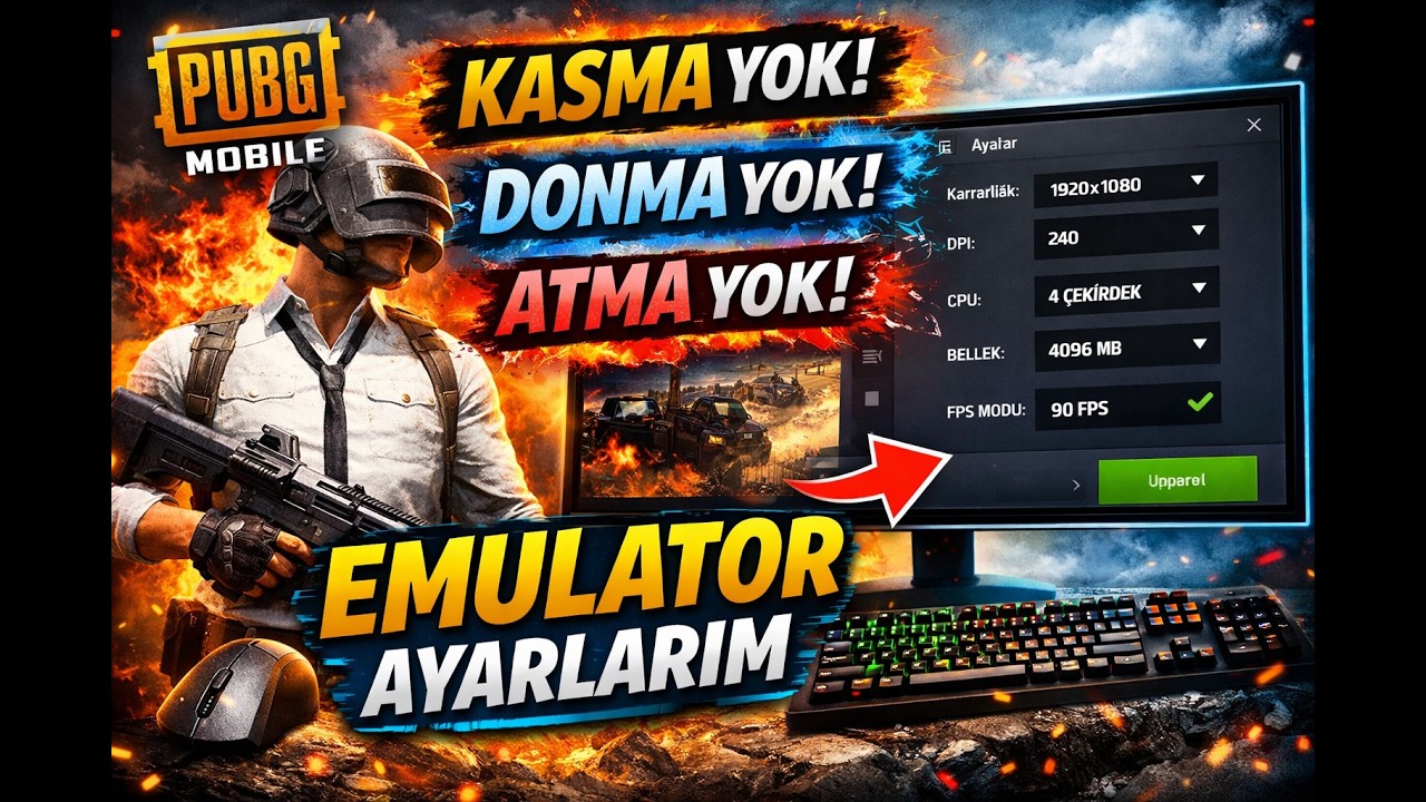 PUBG Mobile Emülatör Kasma Sorunu Bitti! | En İyi Ayarlar + ISLC Kurulumu