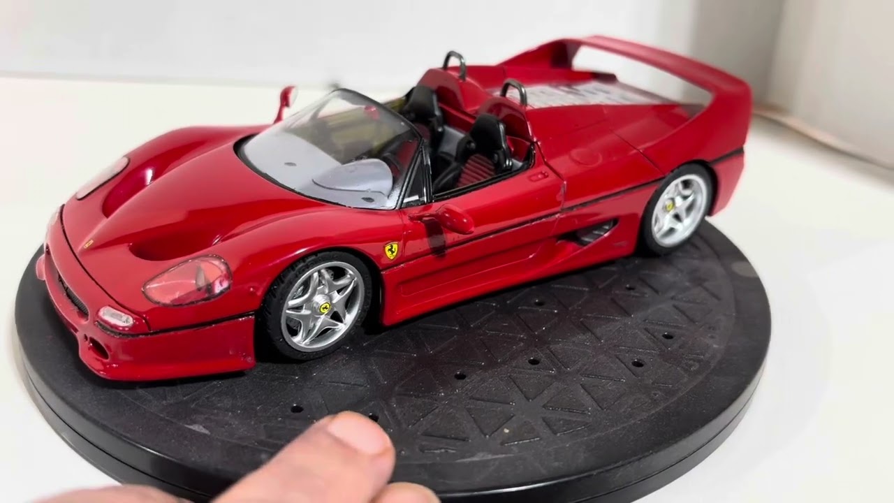 Tamiya Red Barchetta. Woody’s Scale Model Garage Rock & Roll on Wheels, Link and Shaggy’s Box Stock