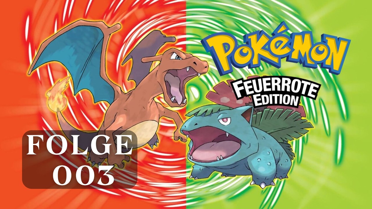 Pokémon Feuerrote Edition  🎮  #003: Der Vertania-Wald. Was lauert da im Gebüsch