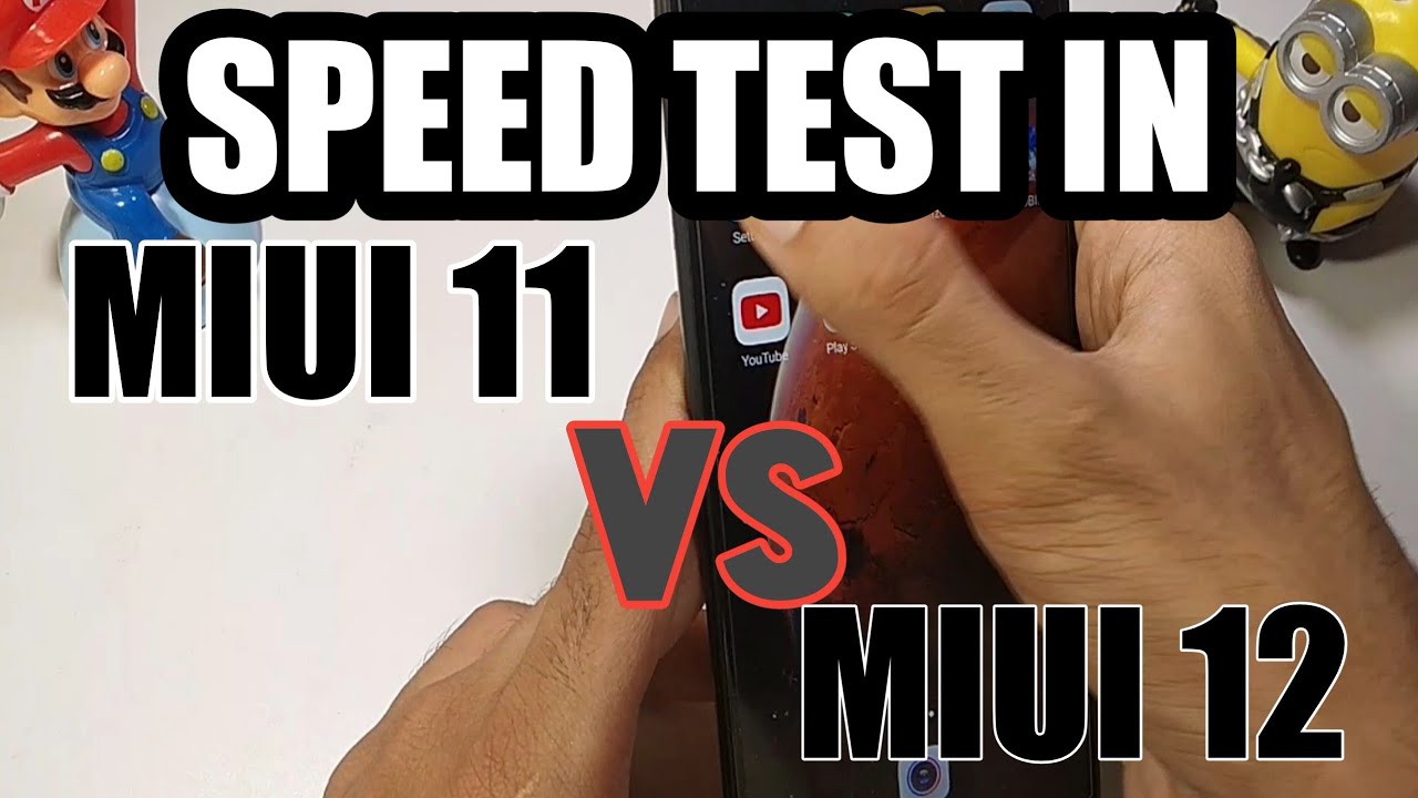 Speed Test In MIUI 11 Vs MIUI 12