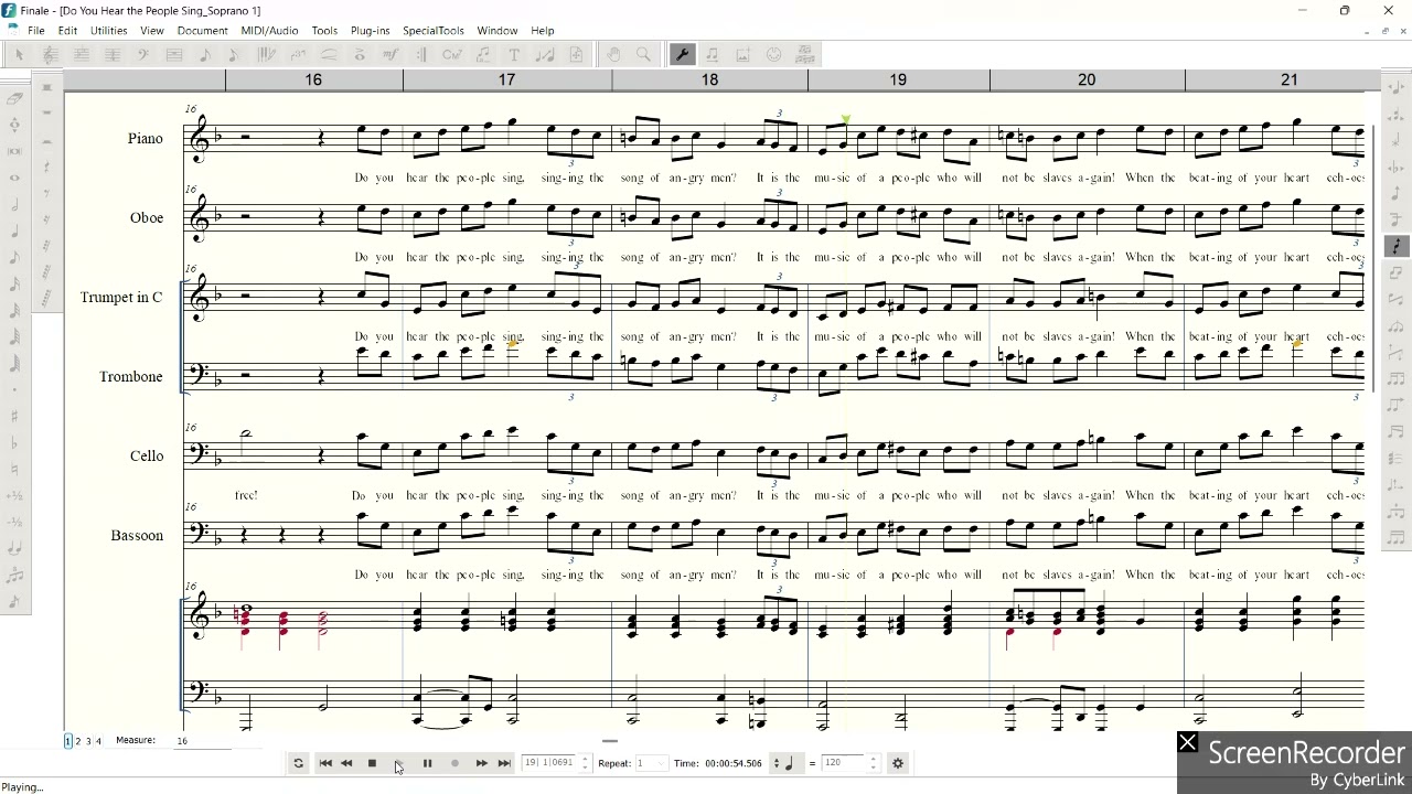 Do You Hear The People Sing Soprano 1