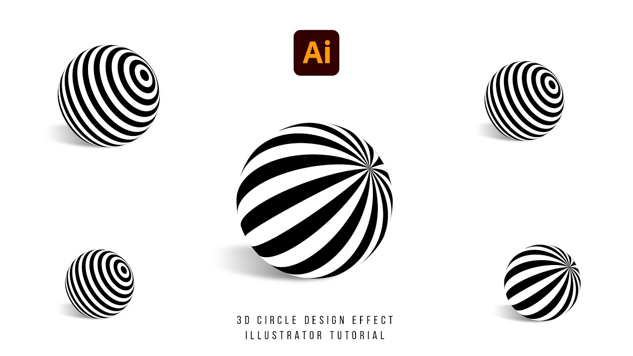Эффект 3D-вращения в Adobe Illustrator | 3D-эффект | Использование эффекта вращения | 2024