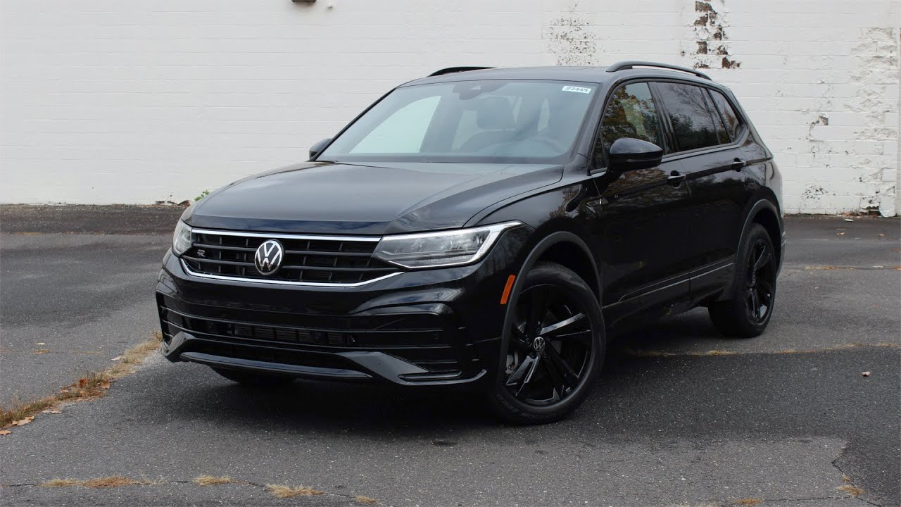 VW Tiguan 2023 (SE R-Line Black) — полный обзор характеристик и тест-драйв от первого лица
