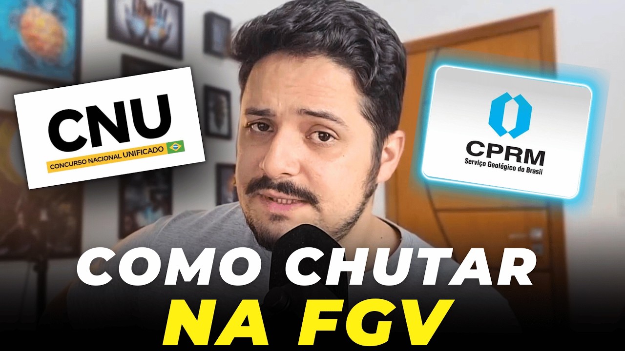 NOVO - Descubra OS SEGREDOS DA FGV - (3 TÉCNICAS DE CHUTE PARA A PROVA)!