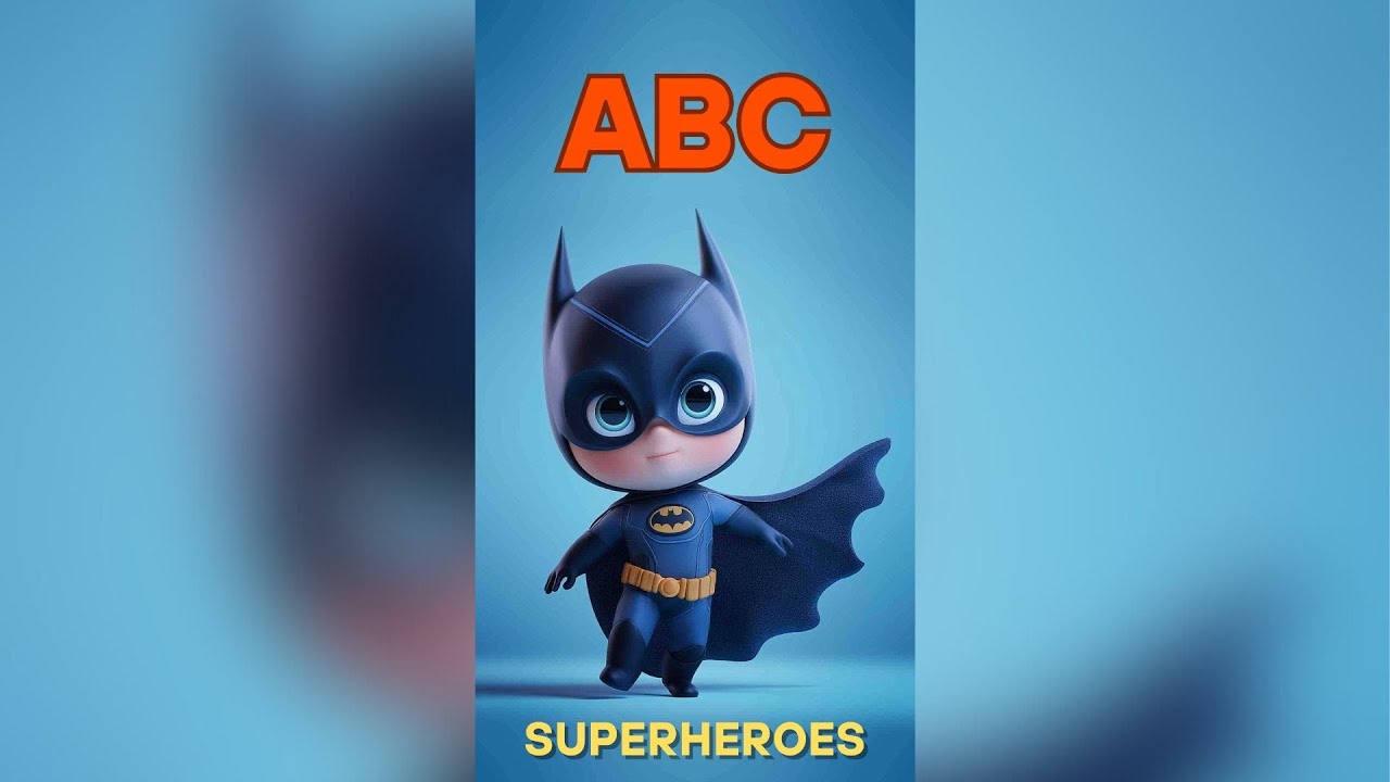 🦸‍♂️ Superhero Alphabet Song | Learn ABCs A-Z with Marvel & DC Heroes | Kids Educational Songs