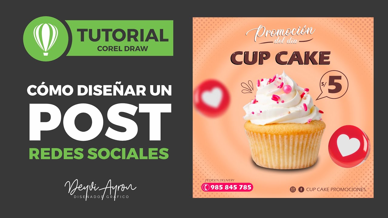 🔴Como hacer un POST PRODUCTO 1 en CorelDraw 🦄paso a paso🚀+ Link de descarga