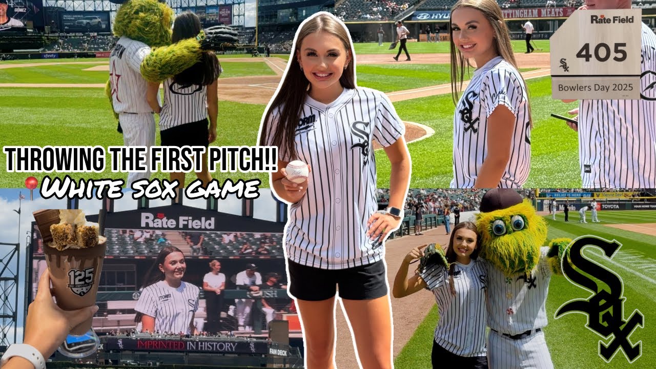 Ceremonial First Pitch!!!📍Chicago White Sox