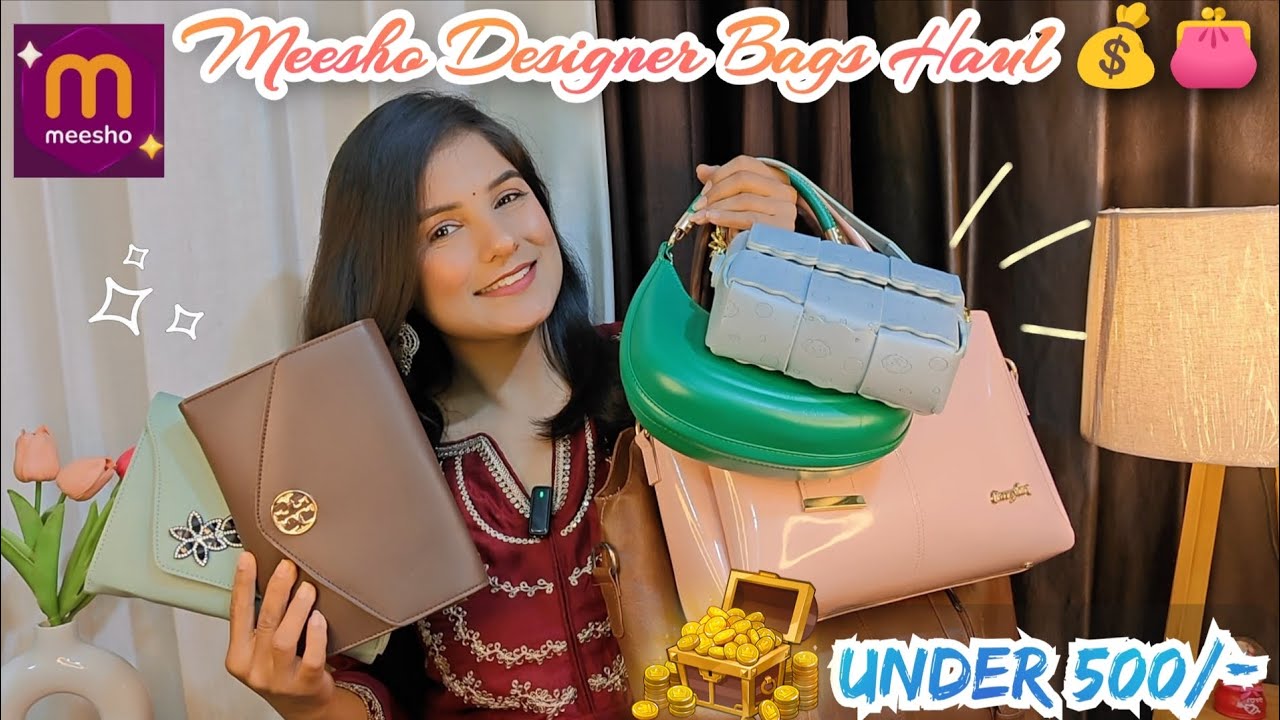 *Huge* Meesho Designer Bags Haul Under 500/- 💰| Latest 2026 Collection 🛍️🥰|Valentines Day Gift&hearts;️🎁