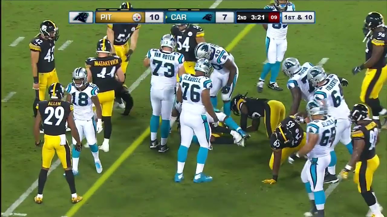 2017 – Preseason Week 4 – Steelers 17 @ Panthers 14