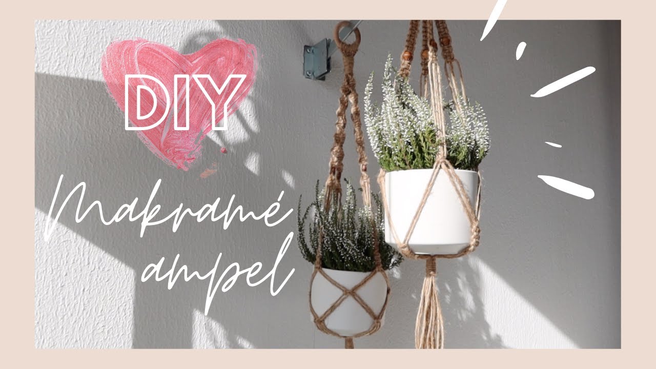 LÄTT MAKRAMÉ BLOMAMPEL 🧶✂️ DIY tutorial