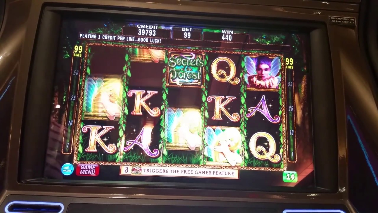 Nice Win! Secrets of the Forest slot machine bonus round