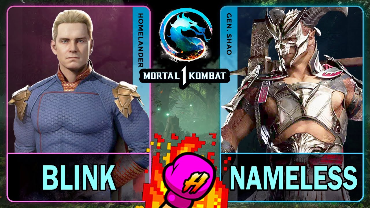MK1 Blink (HOMELANDER) VS Nameless (GENERAL SHAO)🥊Mortal Kombat 1🥊4K 60ᶠᵖˢ