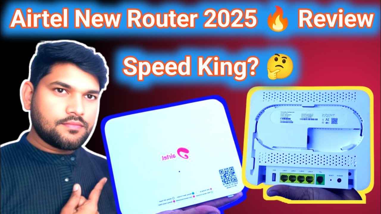Airtel New Router 2025 Full Review 🔥 | Speed, Performance, Setup Step by Step | Sachai @Quicktechanu