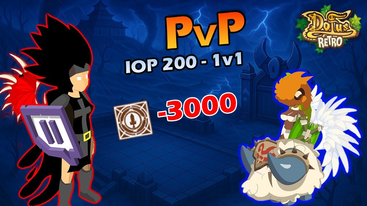 5 Combats PvP 1v1 (IOP 200 Full Opti) [DOFUS Retro]