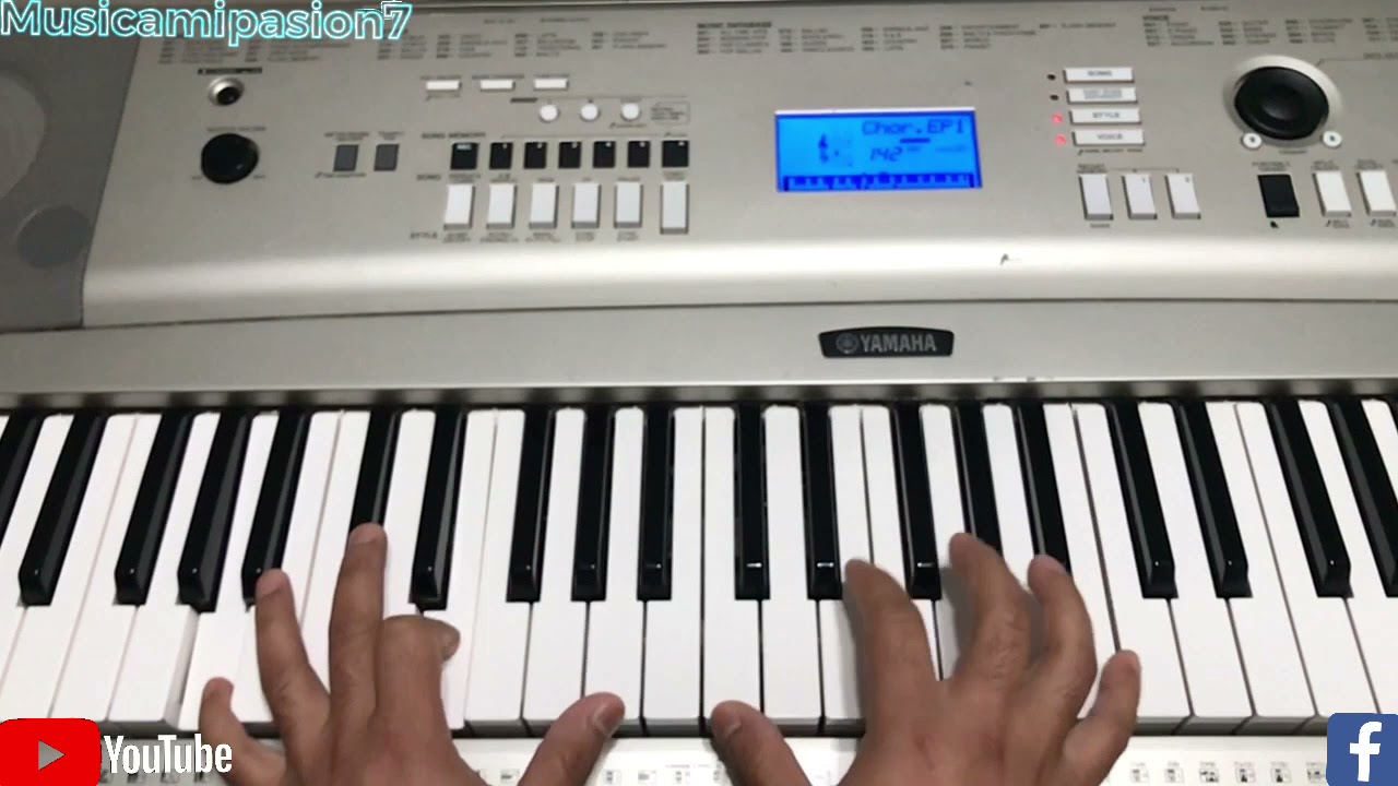 Sonidos para tocar cantos de adoración en el piano Yamaha YPG 235