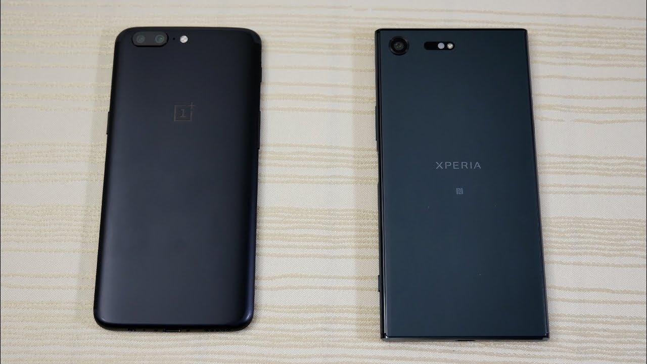 OnePlus 5 vs Sony Xperia XZ Premium - Speed Test! (4K)