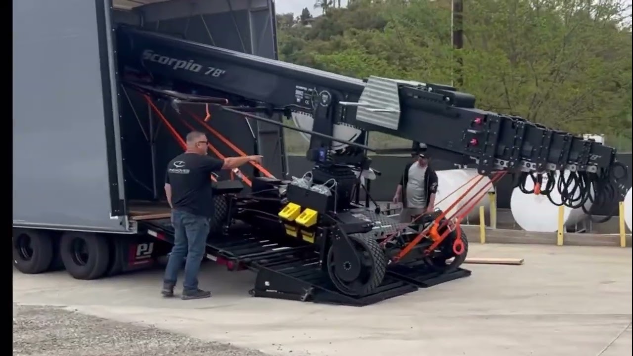 The longest telescopic camera crane available