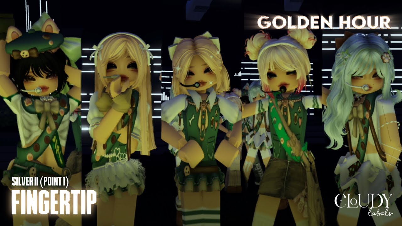 [GOLDEN HOUR] SILVER II - ‘FINGERTIP’ (POINT 1) | ROBLOX KPOP