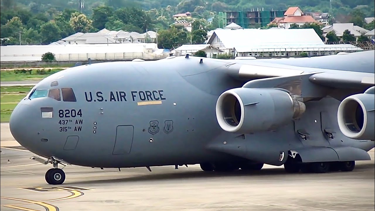 C-17 Landing &Take off @ Chiang Mai Airport