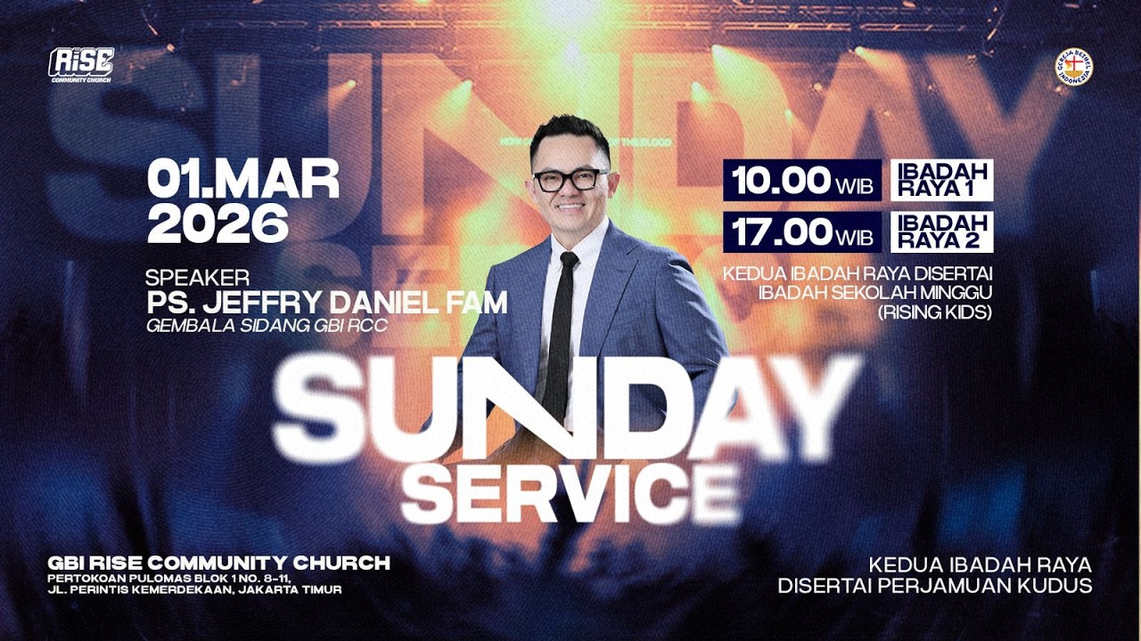 Ibadah Pagi | 1 Maret 2026 | 10.00 WIB | Ps. Jeffry Fam