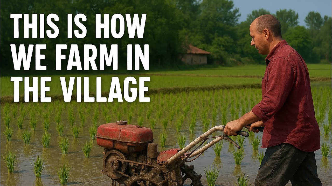 This Is How We Prepare Our Rice Fields in the Village 🌾🚜