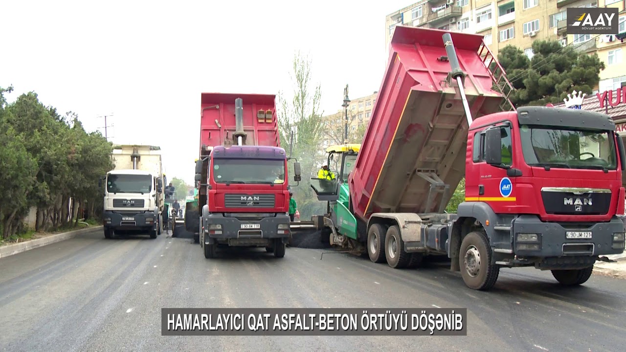 Xətai rayonu Səməd bəy Mehmandarov küçəsi yenidən qurulub