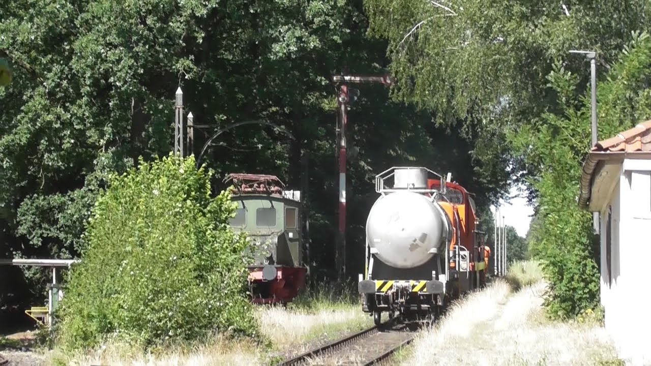 HVLE Heide Goederentrein in Bomlitz Station