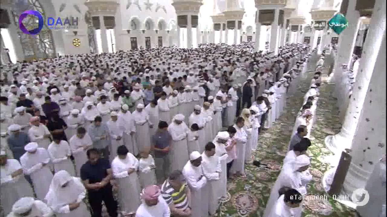 صلاة التهجد للشيخ ادريس ابكر ليلة 24 رمضان 1435هـ جامع الشيخ زايد ( الفرقان 1-62)