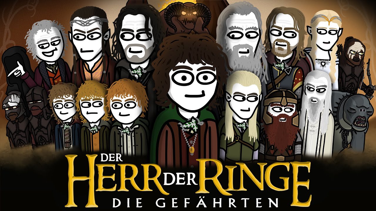 Der Herr der Ringe die Gefährten in so und so vielen Sekunden