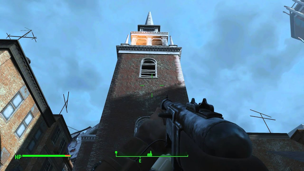 Locked / Chained Door in Fallout 4 near Old North Church