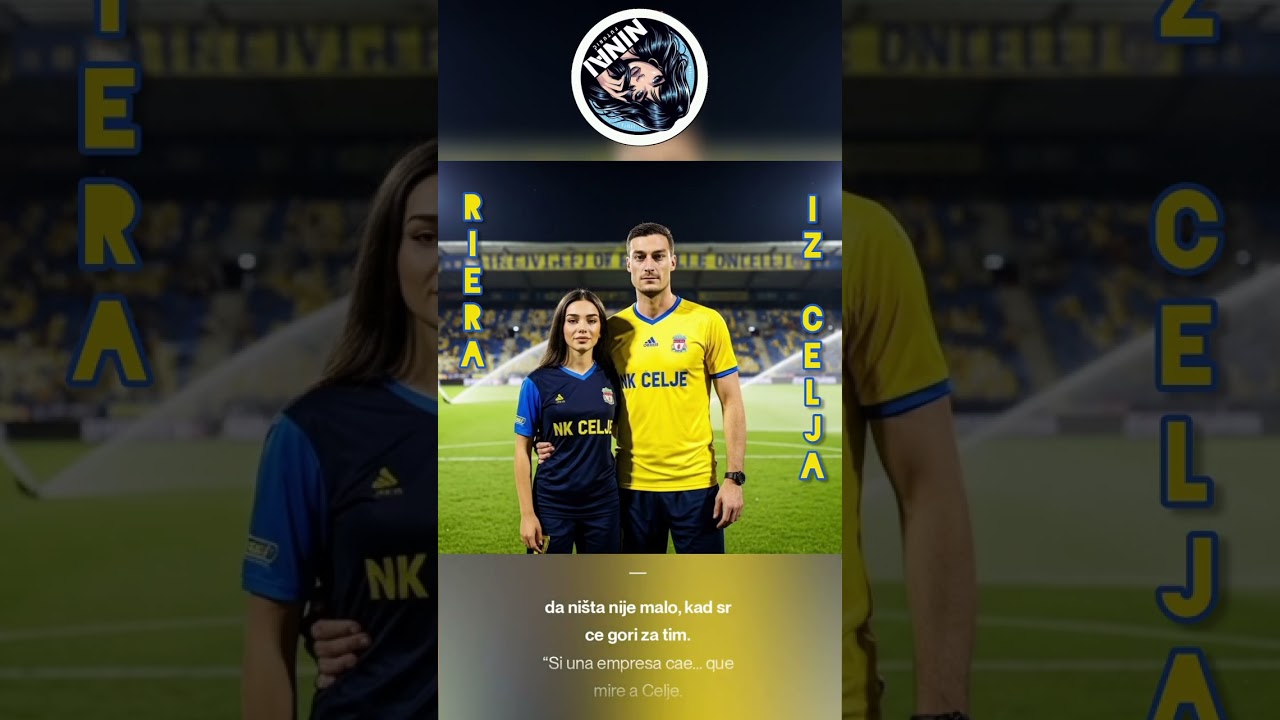 ⚽️ Riera, trener iz Celja &ndash; NinAi Futurić 💛💙 | Najbolja navijačka pesma 2025! Stadion gori i srce