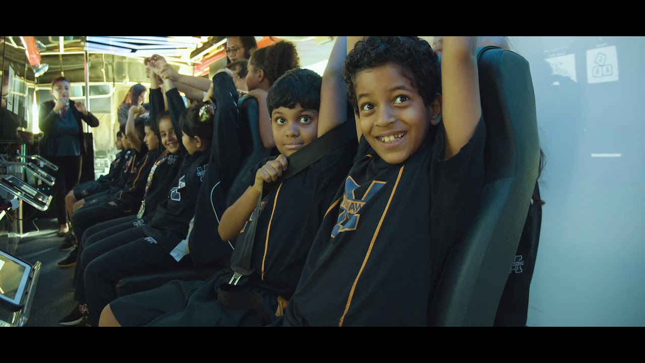 STS Smart Safety Bus at AL Mawakeb School  Al Khawaneej Dubai