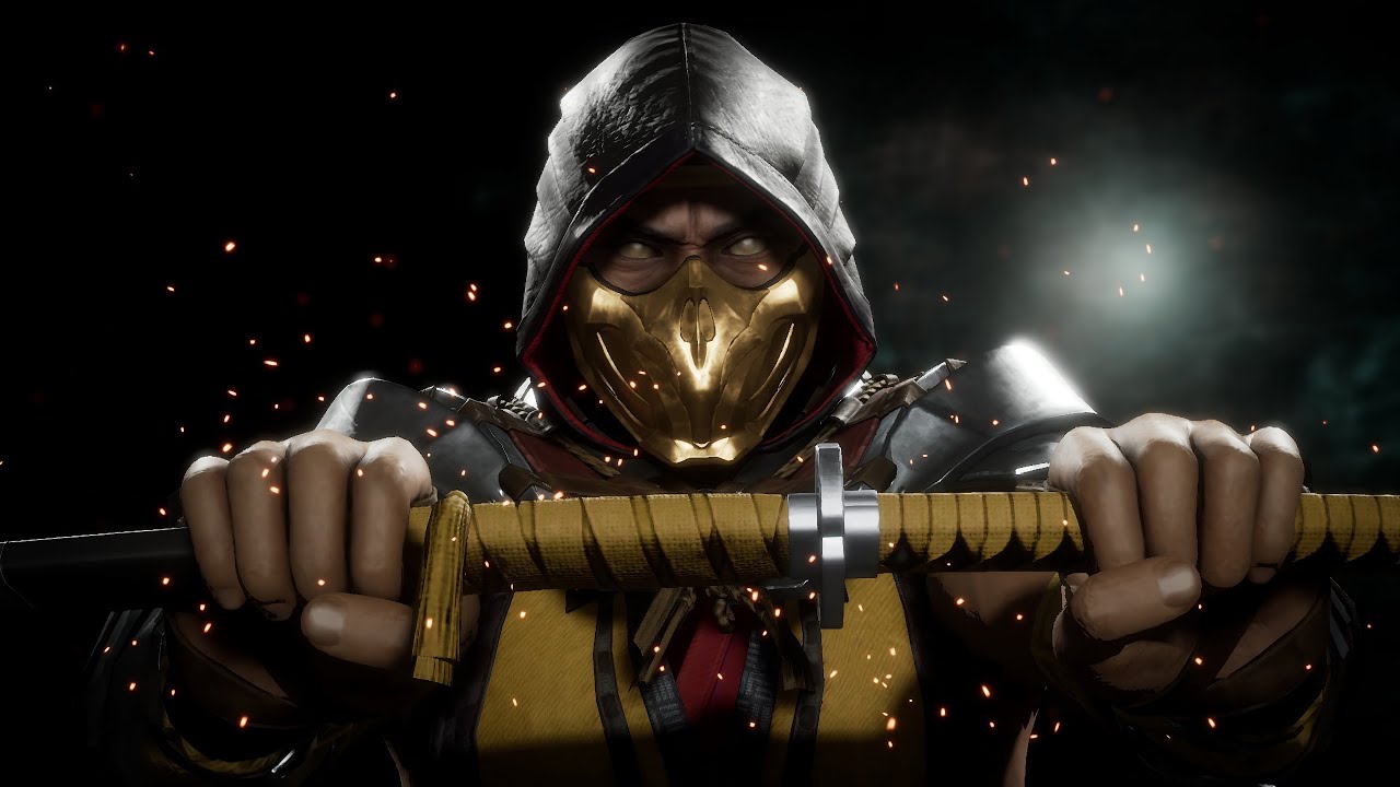 Mortal Kombat 11 - Scorpion's best fight with Raiden and Liu Kang
